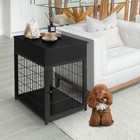 Wooden Dog Crate Furniture Small Dog Pet House Dog Kennel End Table Nightstand