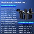 Set Of 3 Camshaft Crankshaft Position Sensors For Nissan   Infiniti