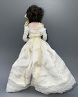 Miniature Dollhouse 1 12 Porcelain Victorian Lady Woman In Cream Dress - Lw7a