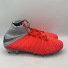Nike Hypervenom Phantom 3 Elite Df Ag Soccer Cleats Mens Size 9 Red Gray