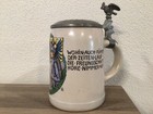 Original Wwi German Austrian Regimental Stein W engraved Iron Cross Lid