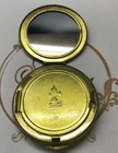 Vintage Powder Box Puff Box Powder Compact Leningrad Brass Rare Old Ussr