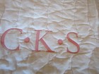 Pottery Barn Kids Mallory Butterfly Crib Toddler Quilt 50 X 36 Mono Cks Sample 
