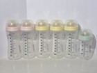 Lot Of 6 Vintage Playtex Nurser Drop In Bottles  Pink-yellow-green