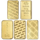 2 5 Gram Gold Bar - Random Brand - Secondary Market - 999 9 Fine