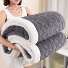 Cozy Fleece Sherpa Blanket - Thick Warm Soft Fuzzy Throw For All Seasons - Full