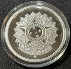 2025 1 Oz  999 Silver Brazil Prata Pura Christ The Redeemer 31 1g Silver Round  