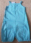 Jojo Maman Bebe Blue Elephant Sunsuit - Bnwt - 6-12 Months