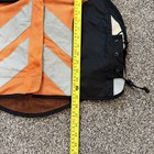 Bravo Victor Motorcycle Orange Hi Vis Vest Reflective Xl-4xl Side Lacing Mesh