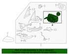 Genuine Infiniti Mirror Housing 963b17ja0a
