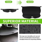 For 2011-2021 Jeep Grand Cherokee Retractable Trunk Cargo Cover Security Shield