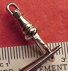 Large White Swivels- Pocket Watch Chains One Piece 1