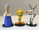 Lot Of 6 Looney Tunes 3  Pvc Figures Bugs Tweety Granny Porky Coyote Road Runner