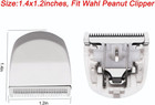 2pcs White Professional Peanut Clippers trimmers Snap On Replacement Blades