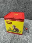 Vintage Curious George Schylling Musical Jack In The Box Toy Works Perfect 