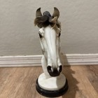 Vintage Horse Head Statue Western Country Stallion Mustang