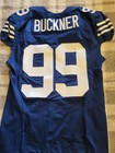 Team Issued Deforest Buckner Colts With Captains Patch 
