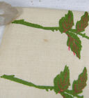 Vintage Pink Rose Flower Blossom Floral Linen Vera Tea Towel Unused