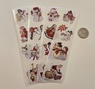 16 Vintage Style Christmas Stickers retro Style Christmas Stickers Labels Seals