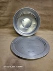 Vintage Aluminum Cake Carrier Dome W Base Plate Handle Classic Bakeware