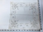 Lovely Vintage Rose Madeira Embroidered Drawnthread Wedding Hankie Free Ship