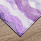 Surfside Purple 1 Ft  8 In  X 2 Ft  6 In  Geometric Indoor outdoor Area Rug