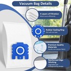 3d Airclean Vacuum Bags For Miele Gn Classic C1  Complete C2  C3 Vacuum Cleaner