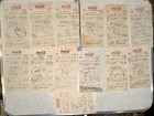 Lot Of 19 Vintage Coca Cola Distribution Receipts 1930   s 1940   s