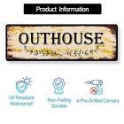 Metal Sign Outhouse Vintage Signs Retro Tin Signs Art Plaque Aluminum Sign For B