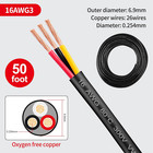 16 Gauge Wire 3 Conductor 16 Awg Electrical Wire Stranded Pvc Cord Oxygen-free C