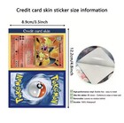 Ex Pok  mon Debit Credit Card Skin Sticker - Small Chip