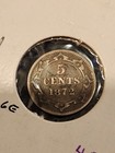 1872h Newfoundland Five Cents Coin