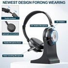 Wireless Bluetooth Headset  Bluetooth Headphones With Microphone Noise Canceling