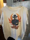 Vintage Hank Williams Jr Bocephus Kicks Ass T Shirt L  80s Usa Rare