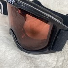 Scott Adult Ski Goggles Black White Logo Amber Lens Full Wrap Protective Eyewear