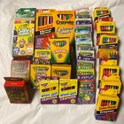 Vintage Crayon Bundle Crayola Roseart Colorgear Silly Scents Colored Pencils