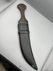 Vintage Kindjal Dagger  caucasian  Including A Matching Black Leather Sheath