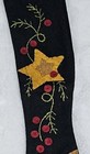 New Primitive Farmhouse Wool Felt Christmas Stocking - 15  High