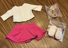 American Girl Doll Authentic Clothes Lot Of 4  Skirt  Shirt Shoes And Belt