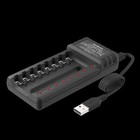 8 Slot Battery Charger For Ni-mh Ni-cd Aa Aaa Rechargeable Batteries Fast Charge