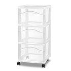 3 Drawer Medium Cart - Multi-purpose Storage For Lightweight Items In Any Room