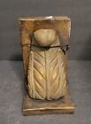 Set Of 2 Rubbed Bronze Resin Antique Look Bookends  New 