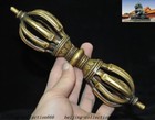 Tibetan Buddhism Temple Bronze Vajra Dorje Phurpa Exorcism Talisman Faqi Statue