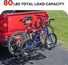 2 Bike Rack Carrier Vehicle Mount Truck Hitch Heavy Duty Folding W  Lock New