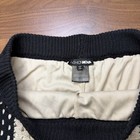 Fashion Nova High Rise Stripe Knit Shorts Lined Elastic Waist Pull On M Black
