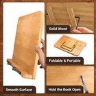 Adjustable Book Stand  Stable And Lightweight Wooden Textbook Holder Stand  Bibl