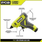 Ryobi Usb Lithium Cordless Glue Gun Kit W 2 0ah Battery   Glue Sticks