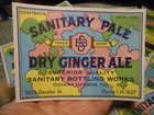 Lot Of 100 Vintage Sanitary Pale Ginger Ale Soda Labels Indiana