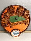 Vintage 1970   s Olympia Light Beer Sign Brewing Tumwater Billiards Pool