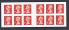 Gb Qeii 2001 Mf1 12 X First Class Stamps Questa Self Adhesive Booklet Mnh